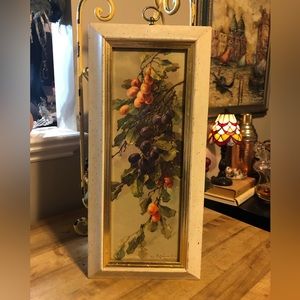 Vintage Turner Framed Fruit Picture